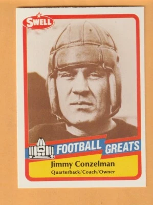 Jimmy Conzelman Detroit Panthers 1989 Swell Greats #34 - Image 1 of 2