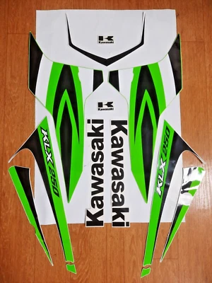 Kawasaki KLX 250 2009 réplica original OEM carrocería completa juego de pegatinas genuinas Foto 1 de 4