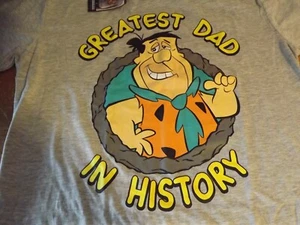 new Freeze New York GREATEST DAD "Fred Flintstone" TEE SHIRT XL RET32 NWT - Picture 1 of 6
