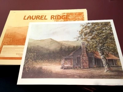Larry Dodson "Laurel Ridge" 1978 SN Litografía: "Ed 1500 Realism History 30" Foto 1 de 4