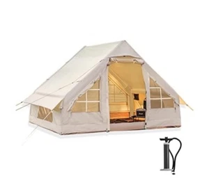 Inflatable Camping Tent w/Pump Glamping Tents, Easy Setup 4 Season Wise Tiger - Picture 1 of 5