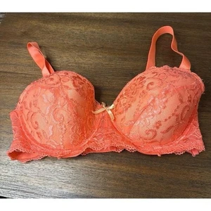 Softa orange Spitzen BH Bügel leicht gepolstert 36DD - Bild 1 von 4
