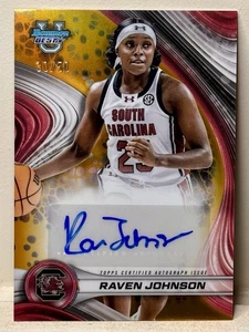 2024-25 Bowman U Best of Gold Refractor /50 Raven Johnson #B24-RJ Auto - Bild 1 von 7