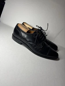 Allen Edmonds Redding Hombres 10.5 D Negro Zapatos de Vestir Derby - Imagen 1 de 16