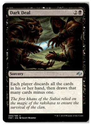 MTG Dark Deal - Fate Reforged Moderately Played English - Image 1 of 2