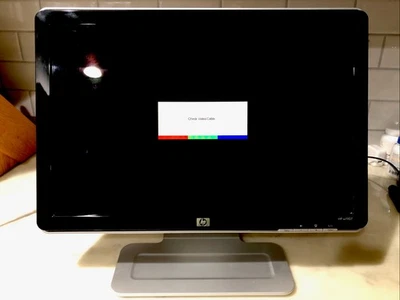 HP w1907 19-Inch WideScreen LCD Color Monitor HSTND-2261-F In Black Color - Image 1 of 4