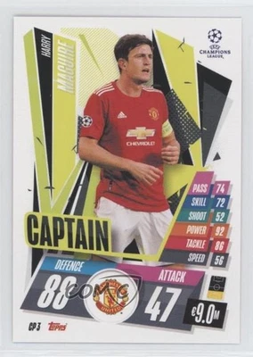 2020-21 Topps Match Attax UCL Extra Captains Harry Maguire #CP3 - Image 1 of 2