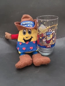 1998 HOSTESS TWINKIES Beanie Bean Bag Twinkie The Kid peluche alto più vetro - Foto 1 di 8