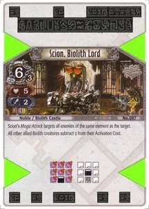 Scion, Biolith Lord - Set 1 - The Eye of Judgment TCG - Picture 1 of 6