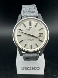 Seiko Seikomatic automático para hombre 39j fecha esfera plateada 37 mm J13085 - Imagen 1 de 15