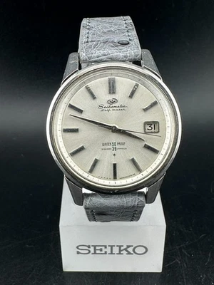Seiko Seikomatic Self Dater Mens Automatic 39j Date Silver Dial 37mm J13085 - Image 1 of 4