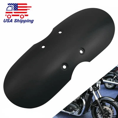 Matte Black Short Front Fender Mudguard For Triumph Thruxton 900 T100 2001-2016 - Imagem 1 de 4