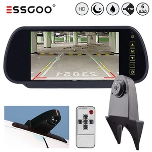 ESSGOO Rückfahrkamera Mit 7" Rückspiegel Monitor Für Sprinter 906 910 Opel Skoda - Bild 1 von 12