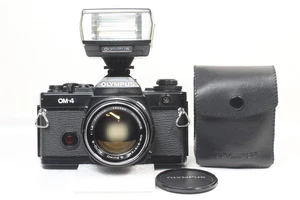 Olympus OM-4 Film Camera + Auto-S 50mm F/1.4 Lens + Electronic Flash T20 - Picture 1 of 18