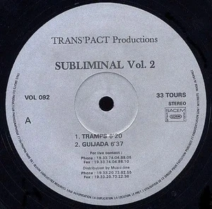 Subliminal Vol. 2 Vinyl Single 12inch TransPact Productions - Imagen 1 de 1