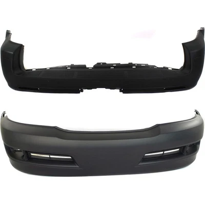 5211960938, 5215960964 New Set of 2 Bumper Covers Fascias Front & Rear Pair — 第 1/4 张图片