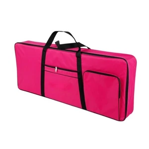 61 Key Keyboard Case Handbag Padded Backpack Electric Piano Keyboard Gig Bag - Picture 1 of 24