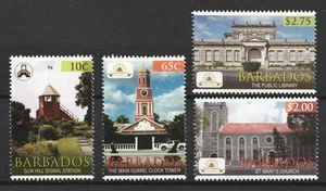 2012 Barbados Sc# 1200-03 - Bridgetown Landmarks, Architecture. MNH set Cv$5.50 - Picture 1 of 1
