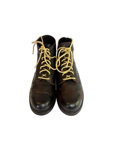 FRYE Botas Prisión Cuero Marrón Oscuro Hombres Talla 11 M Hechas en EE. UU. - Imagen 1 de 15