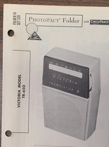 RADIO A TRANSISTOR PORTATILE VICTORIA MODEL TR-650 FOTOFATTO - Foto 1 di 1