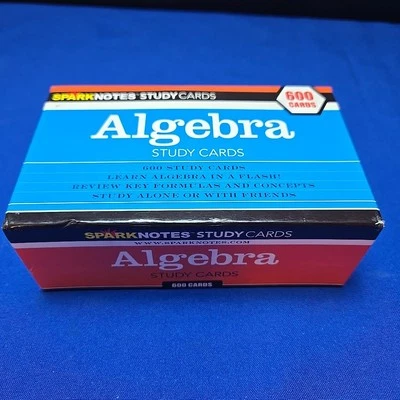 Algebra Study Cards Diagrams, Word Problems, Definitions, Back To School, Sparks - Image 1 of 3