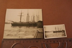 zwei tolle alte Fotos - Segelschiff -  Stockholm 1926  - Picture 1 of 6