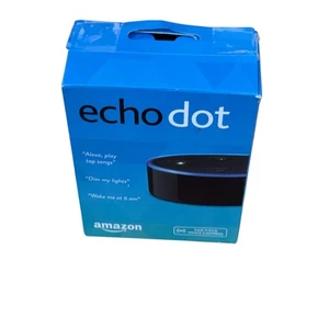 Amazon Echo Dot 2nd Generation Smart Speaker Alexa Enabled - Black - NEW - Picture 1 of 10