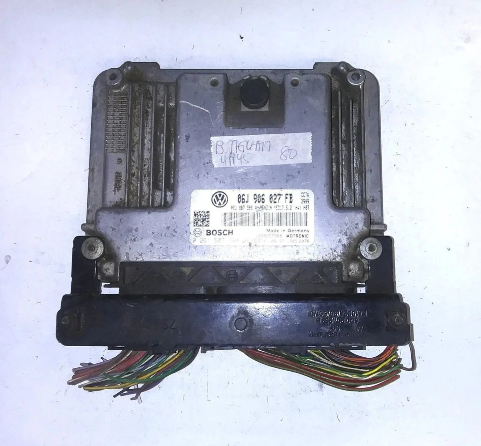 Volkswagen Tiguan 2013 módulo de control informático motor 2,0 L ECM ECM 06J906027FB Foto 1 de 4