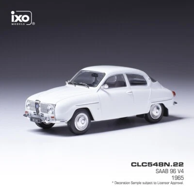 IXO MODELS SAAB 96 V4 WHITE 1965 1-43 SCALE CLC548N - Image 1 of 2