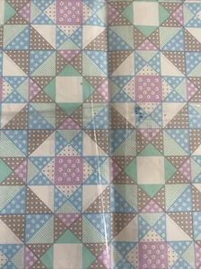 NEW Vintage Gift Wrap Paper Quilt Design Valentines Easter Mothers Day Birthday - Picture 1 of 5