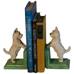 Cast Iron Westie Dog Bookends - Picture 1 of 5