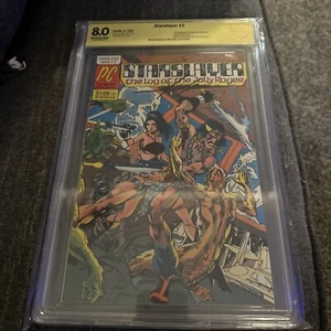 Starslayer #2 First Rocketeer CGC Signature Series 8.0 signiert Mike Grell - Bild 1 von 5