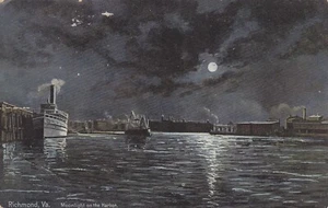 Richmond, VA - Moonlight on the Harbor - Bild 1 von 2