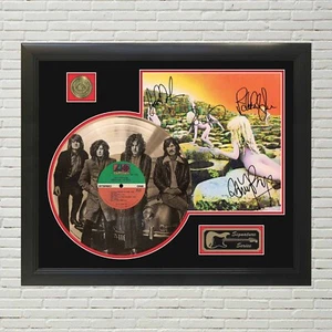 Led Zeppelin - Houses Of The Holy  Custom Etched Reproduction Signed LP Display - Picture 1 of 3