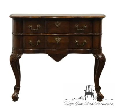 CENTURY FURNITURE Solid Walnut Country French Provincial 35" Console Table / ... - Image 1 of 4