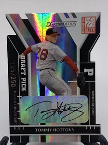 2004 Donruss Elite Extra Edition Tommy Hottovy Rookie Auto 195/250 MLB Red Sox