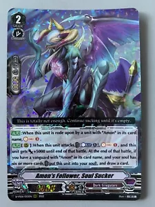 CARDFIGHT VANGUARD AMON'S FOLLOWER SOUL SUCKER (DARK IRREGULARS) D-VS06 RRR - Foto 1 di 6