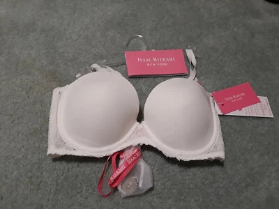 NUEVO SUJETADOR ISAAC MIZRAHI FABTECH TRIPLE AMENAZA 34C MARFIL Foto 1 de 3