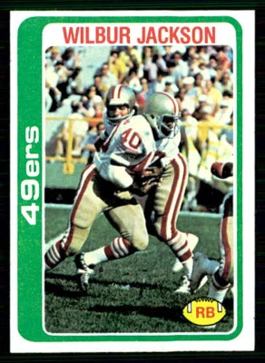 1978 Topps - Wilbur Jackson #38 - Image 1 of 2