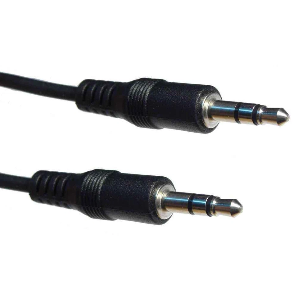 Kabel Klinke Stecker 3.5mm Stereo Audio Aux Anschlusskabel 50cm 1m 1,5m 2,5m 5m - Bild 1 von 1