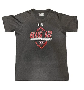 Under Armour Loose Heat Gear 2017 Big 12 Championship Gray T-shirt Size: YXL - Picture 1 of 4