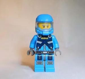 LEGO Alien Conquest Alien Defense Unit ADU Soldier 3 Minifigure Blue 7052 7066 - Picture 1 of 1
