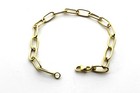 Bracciale a catena in oro 18kt. 750/1000 modello forzata cm.19 peso gr.2,40