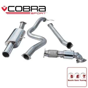 Cobra Sport Fiesta MK7 ST180 Full Exhaust & Sports Cat  3" Non Res Single Tip - Picture 1 of 6