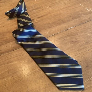 "Corbata Brooks Brothers Rep rayas azul dorado 58"" X 3,75""" - Imagen 1 de 5