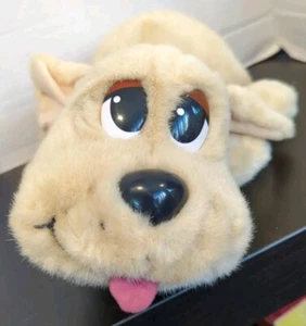 Pound Puppies Animated Pup Tan Fur Red Collar Tested Works Great Retro Fun - Picture 1 of 6