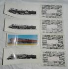 Lot of Vintage Train and Trolley Photo Cards