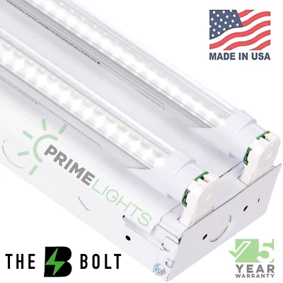 Lámpara LED comercial de 8 pies para tienda - garaje, almacén, luz diurna blanca 5000K Foto 1 de 4