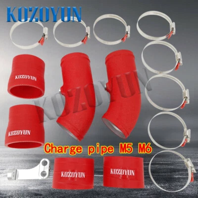 Kit de tubo de carga de admisión turbo para BMW M5 M6 F10 F06 F12 F13 S63 4,4 L V8 2012-2016 Foto 1 de 4