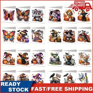 6PCS DIY Diamond Art Handmade Cards Halloween Theme for Halloween and Holidays - Zdjęcie 1 z 10